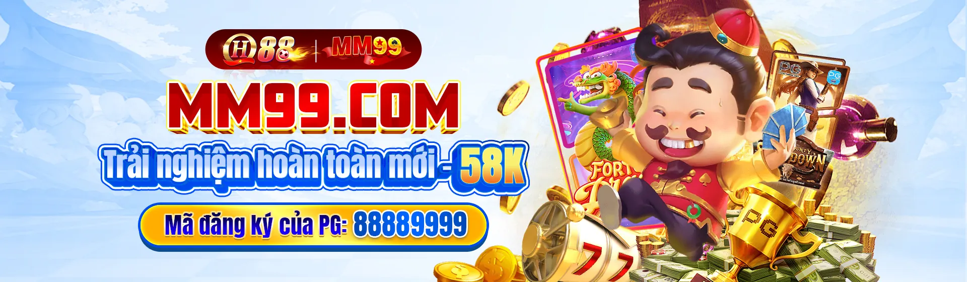 Hình ảnh chính trò chơi slot tại MU88BET với các biểu tượng may mắn